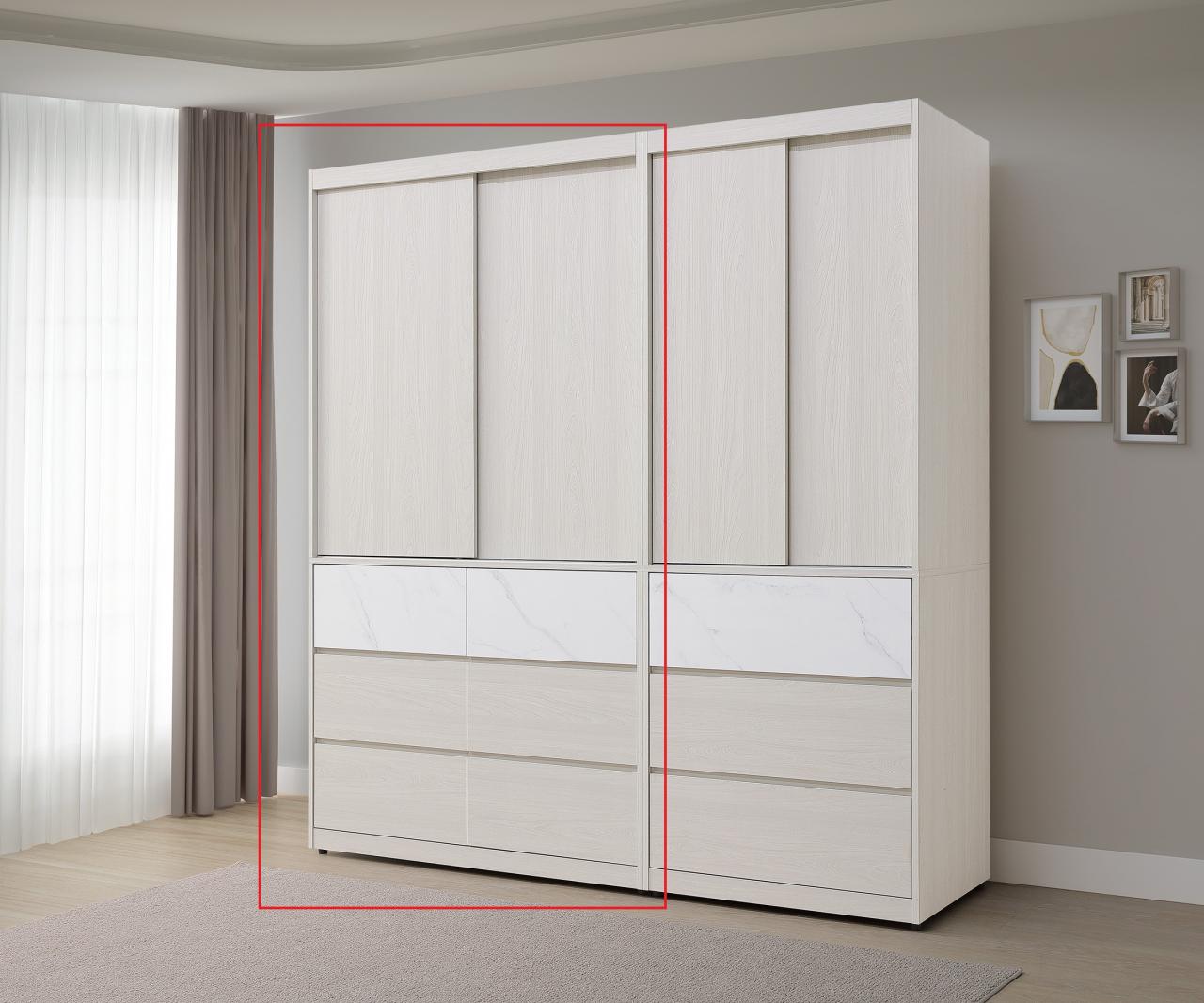 泰倫 4 × 7尺推門組合衣櫥